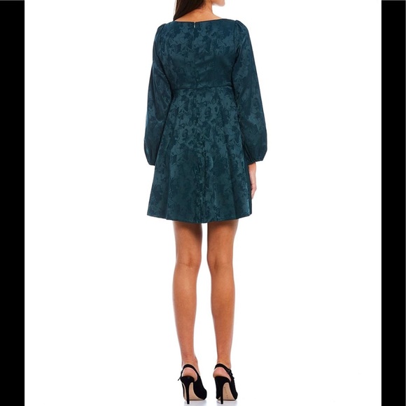 NWT Sachin & Babi Gretchen Marble Textured Jacquard Square Neck Dress - Picture 4 of 4